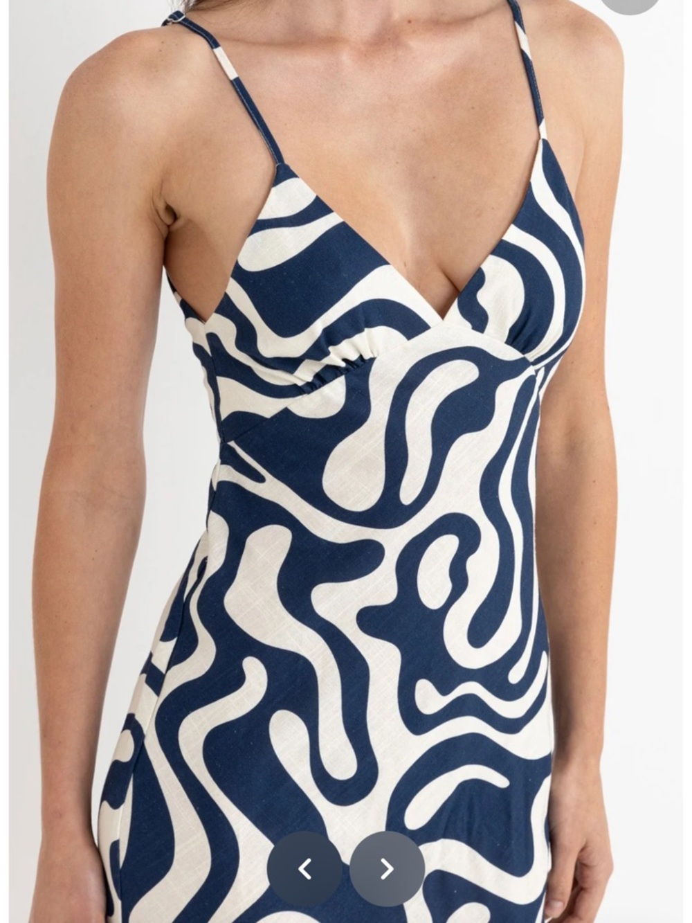 Rhythm Waverly Bias Cut Midi Dress - Picture 2 of 8